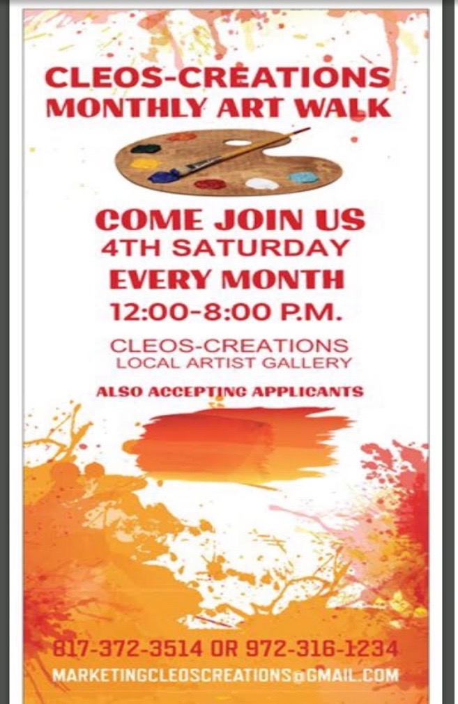 Cleos-Creations Artwalk at Hulen Mall