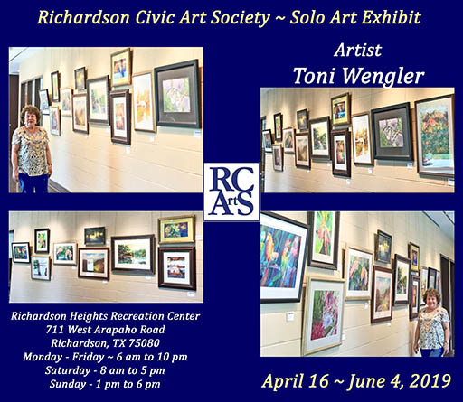 RCAS Member Exhibit at Heights Rec Center