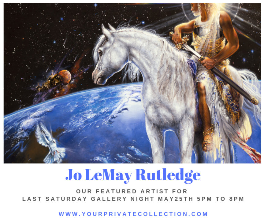 Your Private Collection Art Gallery presents Jo LeMay Rutledge for May 25th Gallery Night