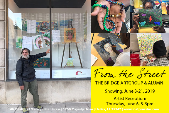 From the Street artist reception June 6 at ArtSpace