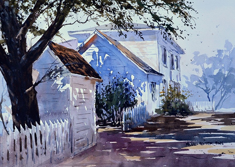 Michael Holter: July Watercolor Workshops in Plano