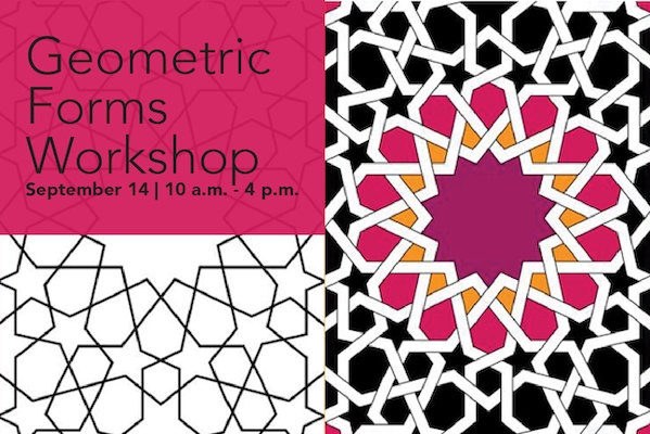 Geometric Forms Workshop Sept. 14 with Pouran Lashini