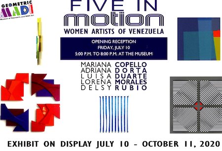 FIVE IN MOTION: Women Artists of Venezuela at the Geometric Madi