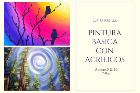 Pintura Basica con Acrilicos Aug. 5 & 19