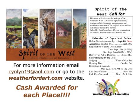 Extended Deadline for Spirit of West