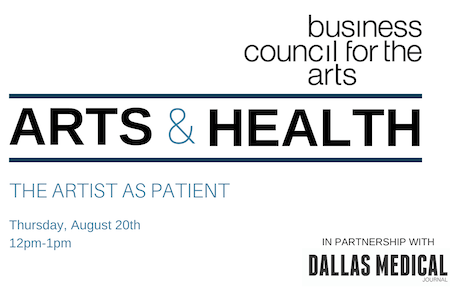 BCA Webinar Aug. 20: Arts & Health