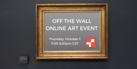 Online Off the Wall Fundraiser Oct. 1