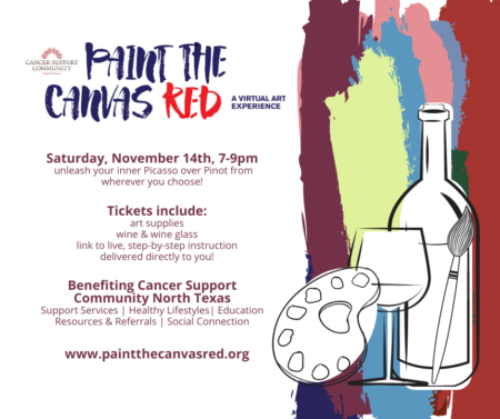 Paint the Canvas Red – A Virtual Fundraiser