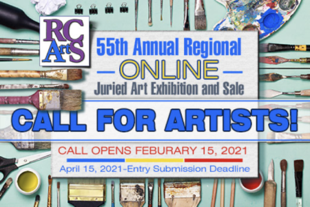 55th RCAS Regional Art Competition call for entries – deadline April 15