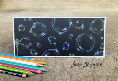 Learn to color bubbles with Copics + colored pencils! March 27 Zoom Workshop