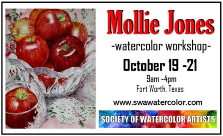 Mollie Jones Watercolor Workshop Oct. 19-21