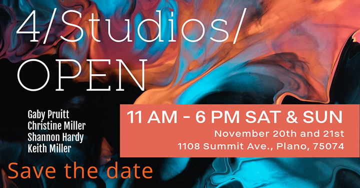 November Open Studio Tour Nov. 20 & 21 in Plano