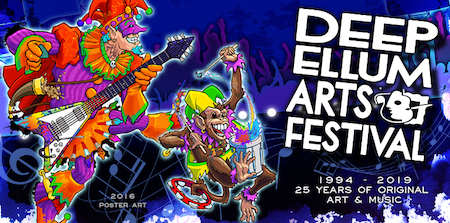 Deep Ellum Arts Festival April 1-3, 2022