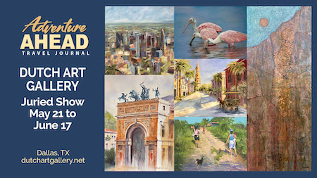 Opening Reception May 21st for Adventure Ahead Travel Journal Juried Show