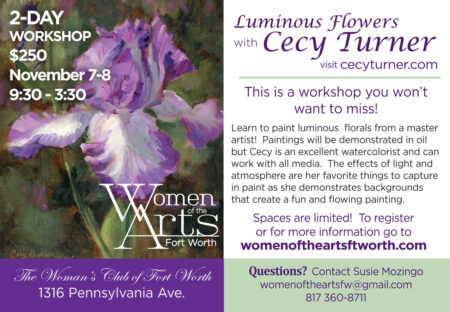 Painting Luminous Flowers with Cecy Turner