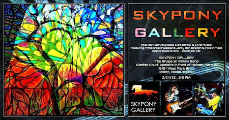 Skypony Gallery Open House Feb. 24