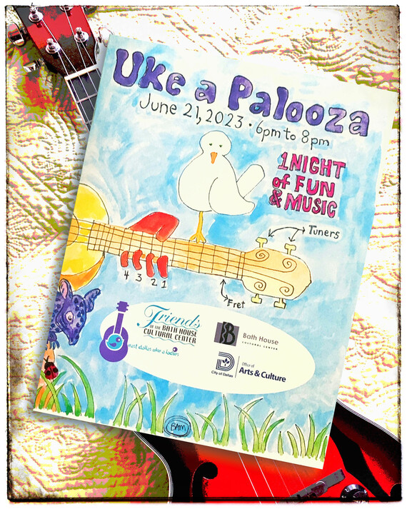 Uke-a-Palooza 2023 at the Bath House Cultural Center