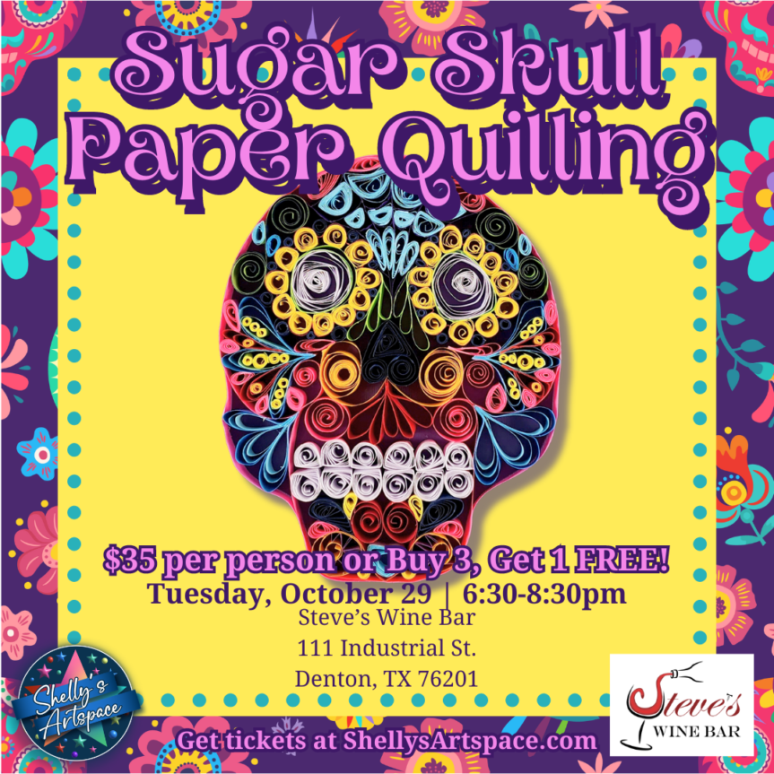 Sugar Skull Paper Quilling Party