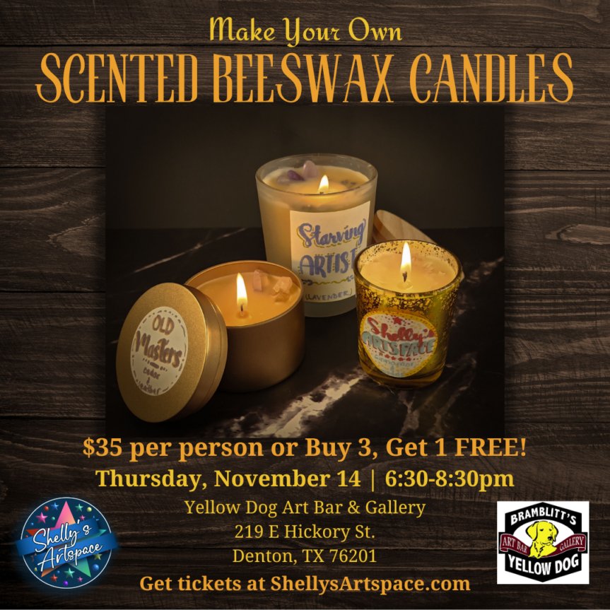 Make your own Scented Beeswax Candle